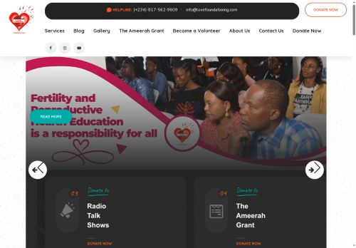 lovefoundationng.com capture - 2025-07-30 13:49:39