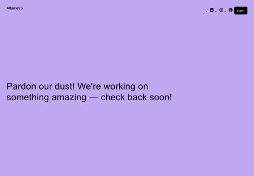 alfametrix.com capture - 2025-07-30 14:02:42