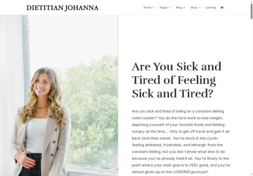 dietitianjohanna.com capture - 2025-07-30 15:32:50