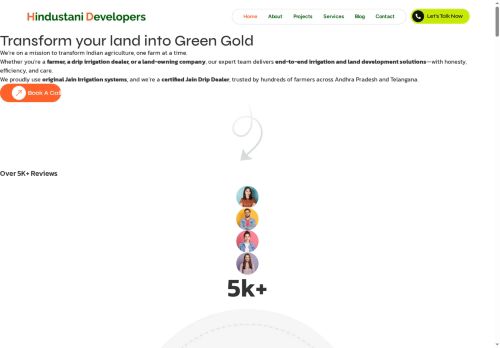 hindustaniirrigation.com capture - 2025-07-30 19:29:25