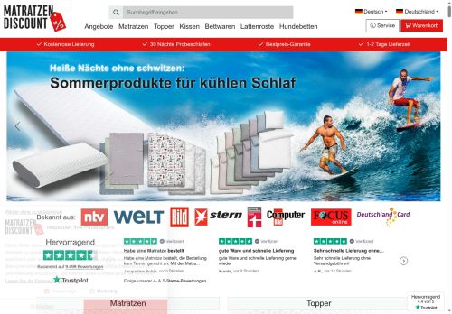 Matratzen Discount capture - 2025-07-30 22:41:48