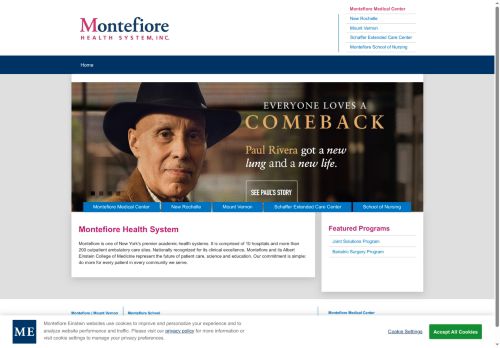 Montefiore Health System capture - 2025-07-30 23:25:02