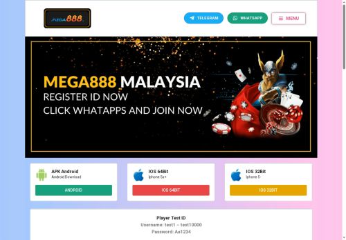 mega888on.com capture - 2025-07-30 23:27:50