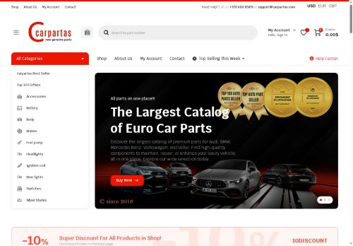 carpartas.com capture - 2025-07-30 23:44:00