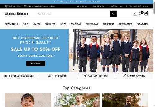 Wholesale Uniforms 4 School capture - 2025-07-31 02:19:14