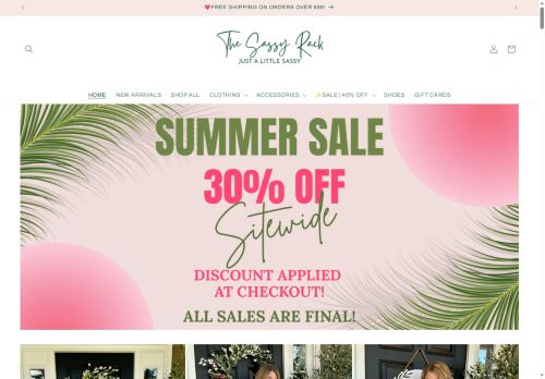 thesassyrack.com capture - 2025-07-31 03:02:12