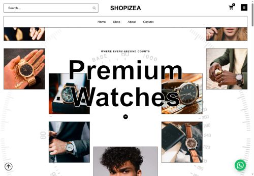 shopizea.com capture - 2025-07-31 06:26:02