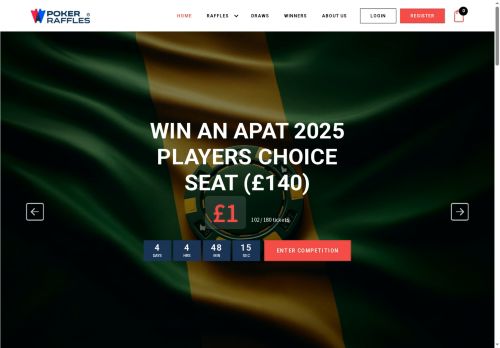 pokerraffle.com capture - 2025-07-31 11:13:34