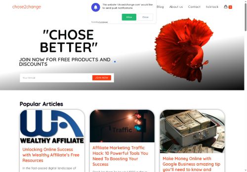 chose2change.com capture - 2025-07-31 12:03:09