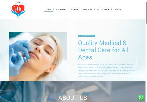 sarahmedicalcentre.com capture - 2025-07-31 15:30:34
