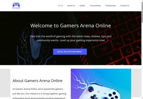 gamersarenaonline.com capture - 2025-07-31 17:11:47