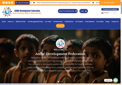 aerhedevelopmentfederation.com capture - 2025-07-31 21:16:09