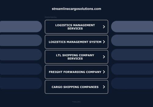 streamlinecargosolutions.com capture - 2025-08-01 02:11:23