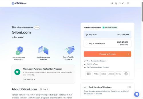 giloni.com capture - 2025-08-01 11:13:47