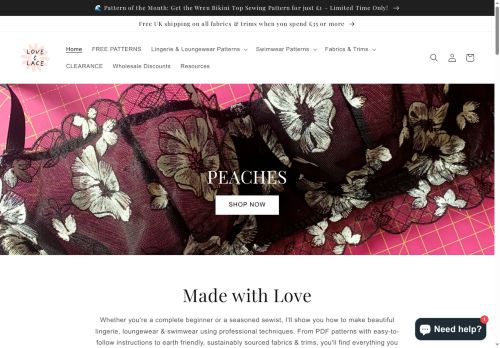loveandlace.co.uk capture - 2025-08-01 11:33:00