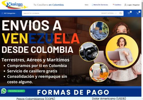 kaizenenvios.com capture - 2025-08-01 16:34:11