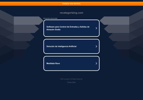 recategorizing.com capture - 2025-08-01 16:59:17