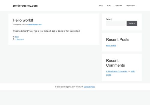 zenderagency.com capture - 2025-08-01 18:41:56