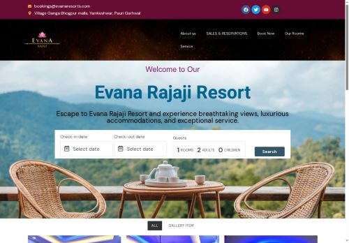 evanaresorts.com capture - 2025-08-01 20:29:57