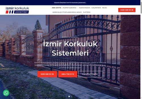 izmirkorkuluksistemleri.com capture - 2025-08-02 01:38:58