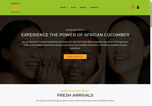 gaccanaturalbeauty.com capture - 2025-08-02 07:52:58