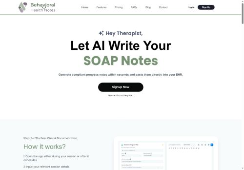 Behavioral Health Notes capture - 2025-08-02 08:02:32