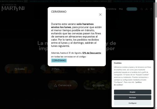 lascervezasdemartyn.com capture - 2025-08-02 11:25:03