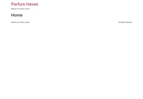 parfumhaven.com capture - 2025-08-02 11:35:53