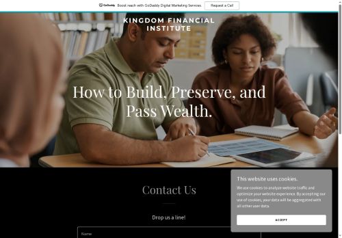kingdomfinancialinstitute.com capture - 2025-08-02 13:30:49