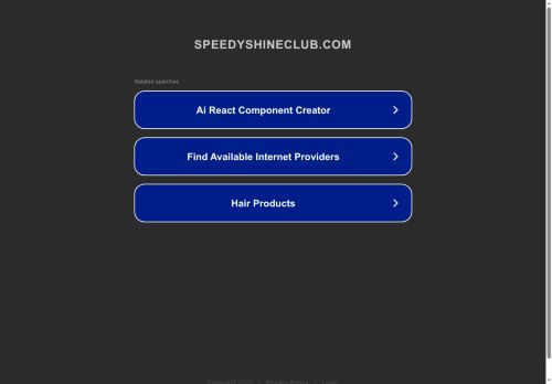 speedyshineclub.com capture - 2025-08-02 16:47:54