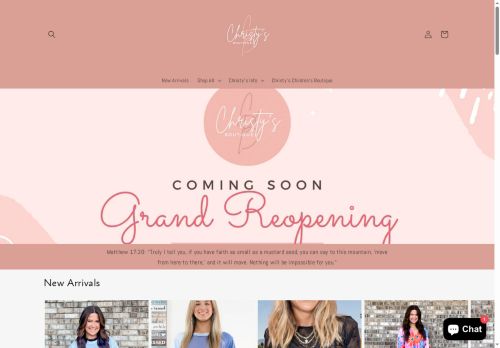 Christy's Boutique capture - 2025-08-06 12:57:46