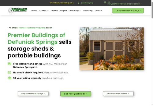 shedsofdefuniaksprings.com capture - 2025-08-06 14:03:21