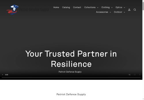 patriotdefencesupply.com capture - 2025-08-06 16:31:09