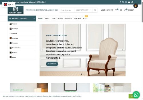infinityhome-eg.com capture - 2025-08-06 17:12:43