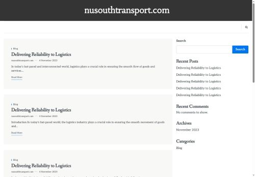 nusouthtransport.com capture - 2025-08-06 17:23:11