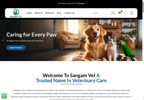 sangamvet.com capture - 2025-08-07 10:07:20