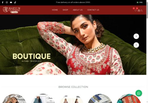 maryumclothing.com capture - 2025-08-07 14:16:27