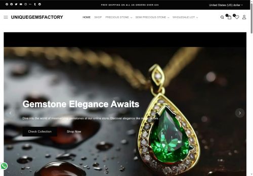 uniquegemsfactory.com capture - 2025-08-07 15:10:00