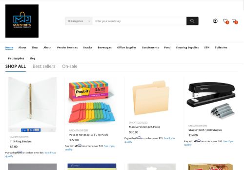 maestreswholesaleonline.com capture - 2025-08-07 16:01:00