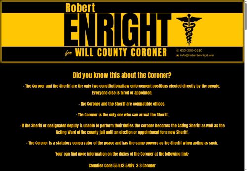 enrightforcoroner.com capture - 2025-08-07 16:59:00