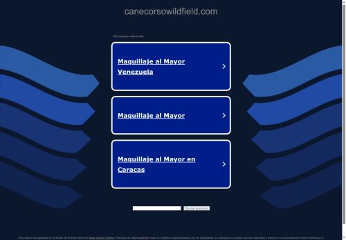 canecorsowildfield.com capture - 2025-08-07 18:13:58