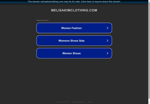 melisakimclothing.com capture - 2025-08-07 20:00:23