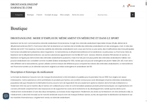 drostanoloneenpharmacie.com capture - 2025-08-07 20:56:34
