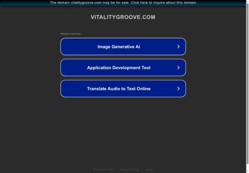 vitalitygroove.com capture - 2025-08-07 21:47:43