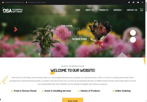 dsaflowersandgift.com capture - 2025-08-07 22:53:56