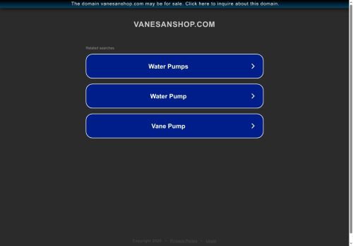 vanesanshop.com capture - 2025-08-07 23:22:48