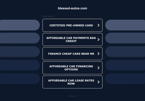 blessed-autos.com capture - 2025-08-08 00:41:14