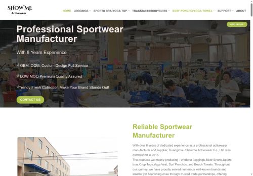 activewearmanufacture.com capture - 2025-08-08 09:37:20