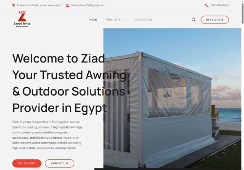 ziad-tents.com capture - 2025-08-08 12:57:26
