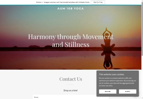 aum108yoga.com capture - 2025-08-08 13:07:19